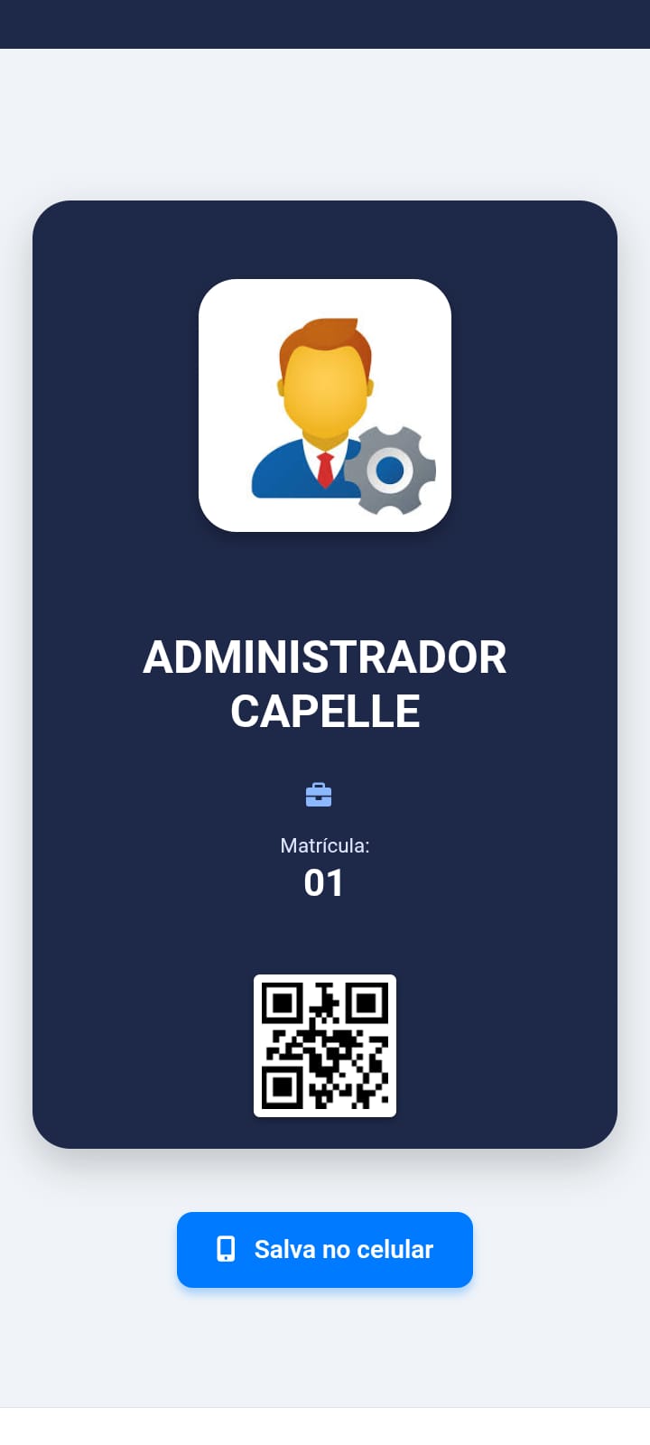 Prévia do Crachá Top! no celular